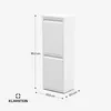 Klarstein Dual Compartment Mülleimer 2 Fächer - 36 L Podgląd zdjęcia produktu 7