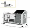 Klatka dla królików miniaturowych PawHut, klatka dla małych Podgląd zdjęcia produktu 3