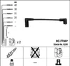 Zündleitungssatz 4 Kabel schwarz NGK Aftermarket-Expertise Produktbild-Vorschau 2