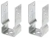 Supporto per montante a U Alberts 8 x, 91x150 mm, zincato a Anteprima dell’immagine prodotto 1