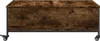 vidaXL Table basse à roulettes chêne fumé 91x55x34 cm Bois Voir les images du produit 6
