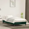 vidaXL Bettgestell ohne Matratze Dunkelgrün 90x200 cm Samt Produktbild-Vorschau 2