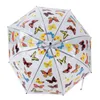 Parapluie transparent à ouverture automatique 'Papillons Voir les images du produit 4
