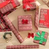 3mx43cm Geschenkpapier Weihnachten Rolle, Weihnachtspapier Produktbild-Vorschau 2