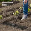 Wiltec Râteau de nivellement 1219 x 254 x 2050 mm Noir 4,5 Voir les images du produit 8