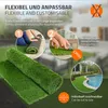 ECD Germany Rasenteppich 100x400 cm 4m² Grün Outdoor Produktbild-Vorschau 5