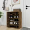 vidaXL Botník kouřový dub 60x35x70 cm odvozený výrobek ze Náhled obrázku produktu 3