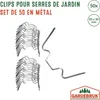 Deuba 50x Clips de fixation pour serre de jardin inoxydable Voir les images du produit 3