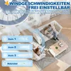 LZQ 60W stropní ventilátor s osvětlením LED světlem, Náhled obrázku produktu 6