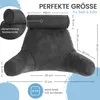ELONEO  Deutsch ELONEO Rückenkissen, Lesekissen für Bett Produktbild-Vorschau 2