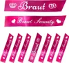 Oblique Unique Schärpe Braut + Braut Security Set JGA Hen Produktbild-Vorschau 1