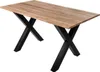 Tischgestell in X-Form, 2er Set, Roheisen lackiert, Produktbild-Vorschau 5