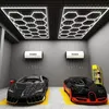 14er-Pack Hexagon LED Deckenleuchte mit Rahmen, 680W LED Produktbild-Vorschau 5