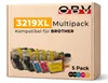 Brother LC-3219XL kompatible Druckerpatronen 5er Set - Produktbild-Vorschau 1
