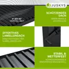 Juskys Lamellendach Tahiti 3x4 m inkl. Seitenwand 4 m - Produktbild-Vorschau 5