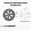 2 Stück Edelstahl Lüftungsrosette Ø95 mm, verschließbarer Produktbild-Vorschau 3