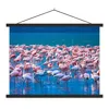 MuchoWow® Textilposter Flamingo - Wasser - Tropisch - Rosa Produktbild-Vorschau 1