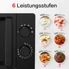 WILLZ Mikrowelle 20L 700W 6 Leistungsstufen Auftaufunktion Produktbild-Vorschau 4