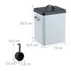 Contenitore per alimenti Relaxdays, set da 2, 5,5 l Anteprima dell’immagine prodotto 4
