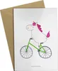 Mr. & Mrs. Panda jubiläumskarte Einhorn Radfahrer - Weiß - Produktbild-Vorschau 1