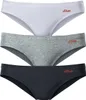 s.Oliver Bikinislip grau, schwarz, weiß Größe 32/34 Produktbild-Vorschau 1
