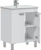 Waschbeckenunterschrank >ECO KIT< in Weiß glänzend - Voir les images du produit 2