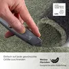 Waschbarer Teppich Kurzflor für Wohnzimmer, Esszimmer, Produktbild-Vorschau 3