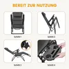 Yaheetech 2er Set klappbarer Liegestuhl, mit Nackenkissen & Produktbild-Vorschau 6