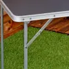 Redcliffs table de camping pliante grise 80x60x69 cm. Voir les images du produit 6