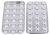 Tácek na led z nerezové oceli 304, 18 mřížek na výrobu Náhled obrázku produktu 1