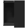 vidaXL Katzenklo Schwarz 42x42x51 cm Holzwerkstoff Produktbild-Vorschau 4