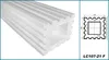 PRESTIGE DECOR Säule mit Steg-Kannelierung 255x255mm Produktbild-Vorschau 2