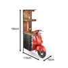 Kobolo Weinregal ROSSO Vintage 115x70x190 cm Anrichte Produktbild-Vorschau 7