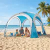 COSTWAY Strandzelt 344x344cm, Gartenzelt für 6-8 Personen Produktbild-Vorschau 2