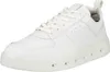 A white leather sneaker is shown from a side-angle against a white background. Podgląd zdjęcia produktu