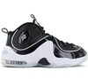 A studio shot of a black and white Nike Air Penny 2 sneaker. Podgląd zdjęcia produktu