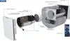An exploded diagram showing the internal components of a ventilation unit, with labels in German. Produktbild-Vorschau