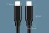 100W Ladekabel USBC auf USBC 20Gbps Schnellladekabel 4K60Hz Produktbild-Vorschau 2
