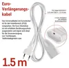 Verlängerungskabel – 1,5m, weiss Produktbild-Vorschau
