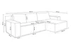 VENASI LUNA XL Ecksofa mit Schlaffunktion und Bettkasten Produktbild-Vorschau 12