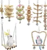 Vogelspielzeug,,8er,Set,Vögel,Holzleiter,Spielzeug,,Vogelkäf Produktbild-Vorschau 1