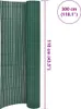 vidaXL Płot ogrodowy dwustronny 110x300 cm Zielony Podgląd zdjęcia produktu 5