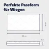 Julius Zöllner Matratze für Wiege Dr. Lübbe Premium 100/50 Produktbild-Vorschau 3