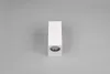 A white, rectangular outdoor wall light with a single light source is shown against a plain gray background. Produktbild-Vorschau