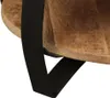 vidaXL Table basse en bois de manguier brut massif 65 x 32 Voir les images du produit 5