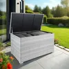 tectake® Aluminium Auflagenbox Oslo 145 x 82,5 x 79,5 cm Produktbild-Vorschau 8