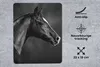 MuchoWow® Mauspad Mousepad Pferd - Tiere - Schwarz - Weiß - Produktbild-Vorschau 2