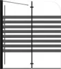 Parawan Wannowy W Paski, 120X68X130 Cm, Szkło Hartowane Podgląd zdjęcia produktu 3