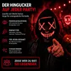 Maschera di Halloween Purge LED rosso - Maschera Anteprima dell’immagine prodotto 5