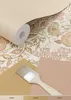 ESTAhome Tapeta kvety a vtáky v secesnom štýle pieskovo Náhľad obrázku produktu 4